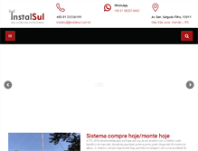 Tablet Screenshot of instalsul.com.br
